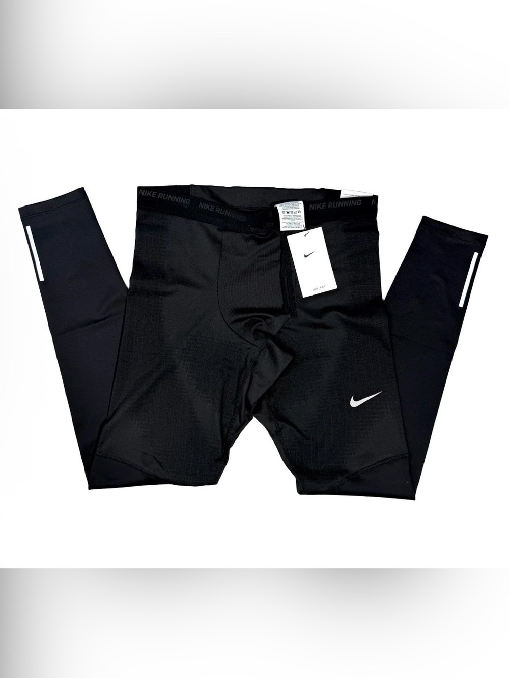 Nike Phenom Men's Dri-FIT Running Tights CZ8823-010 Black Size M
